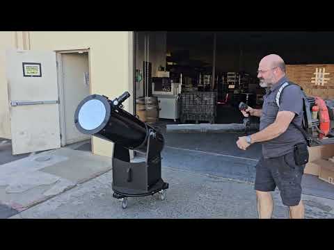 200 mph backpack leaf blower test — Farpoint SSF solar filter remains mounted