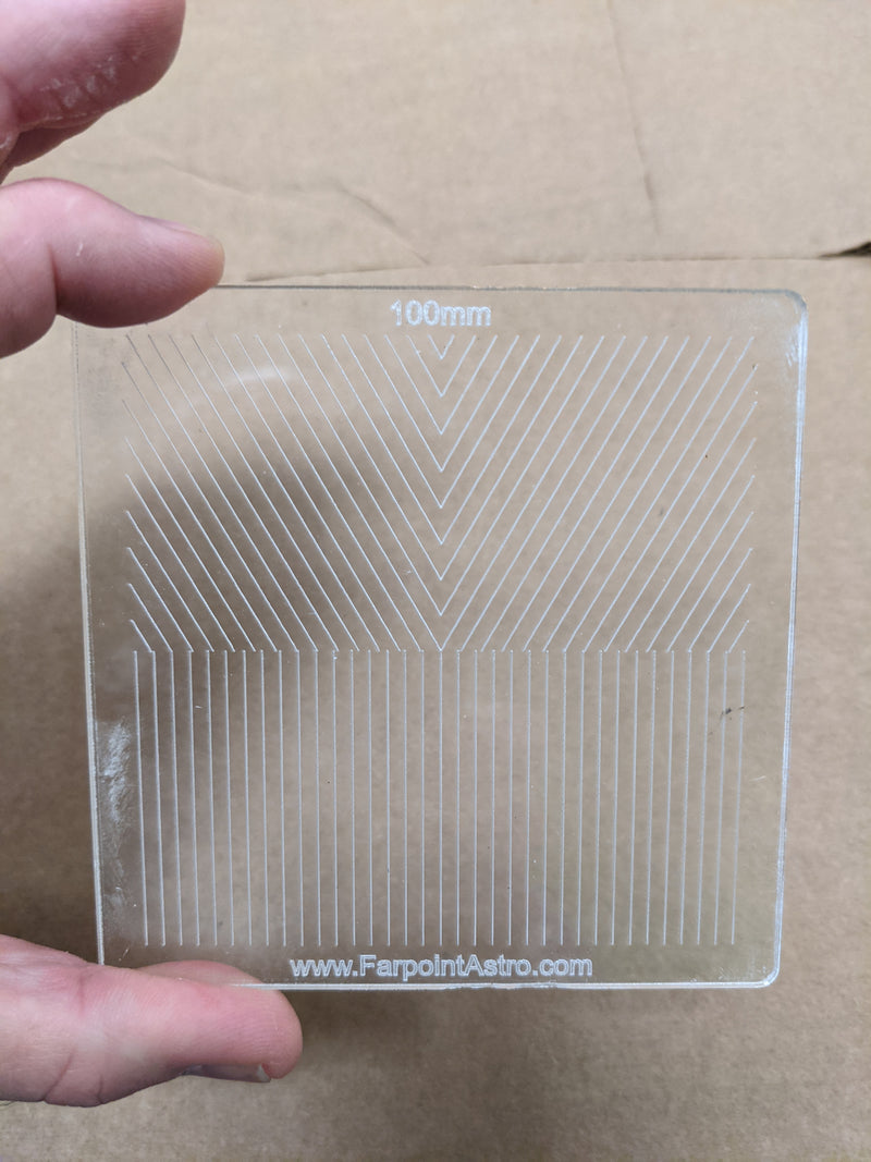 Farpoint 100mm Square Clear Bahtinov Mask