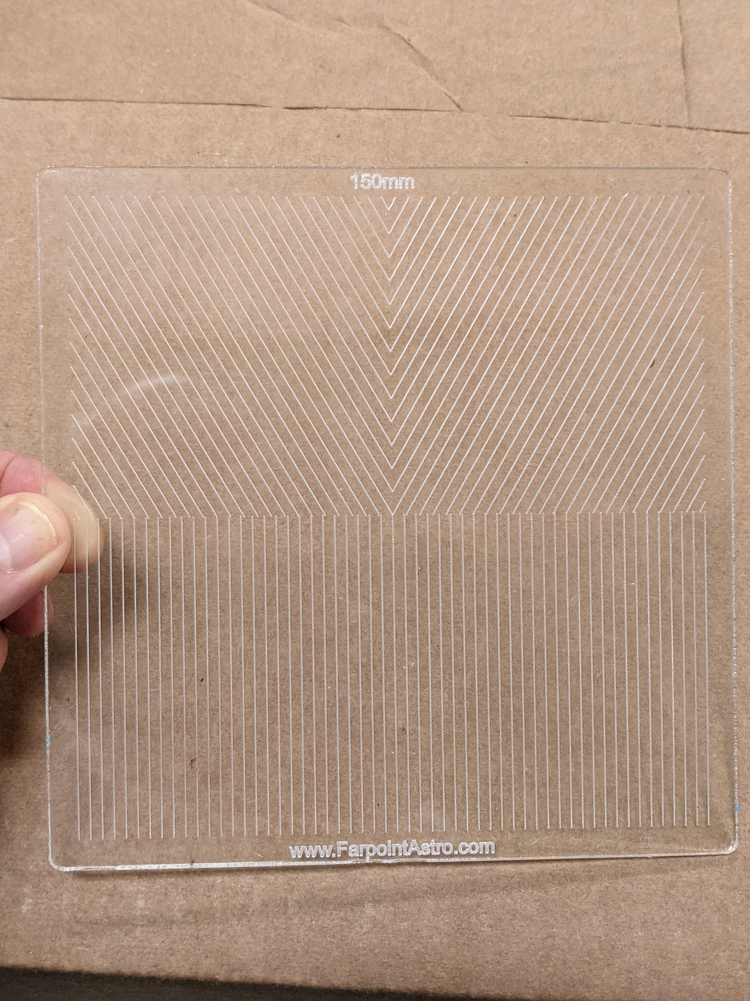 Farpoint 150mm Square Clear Bahtinov Mask