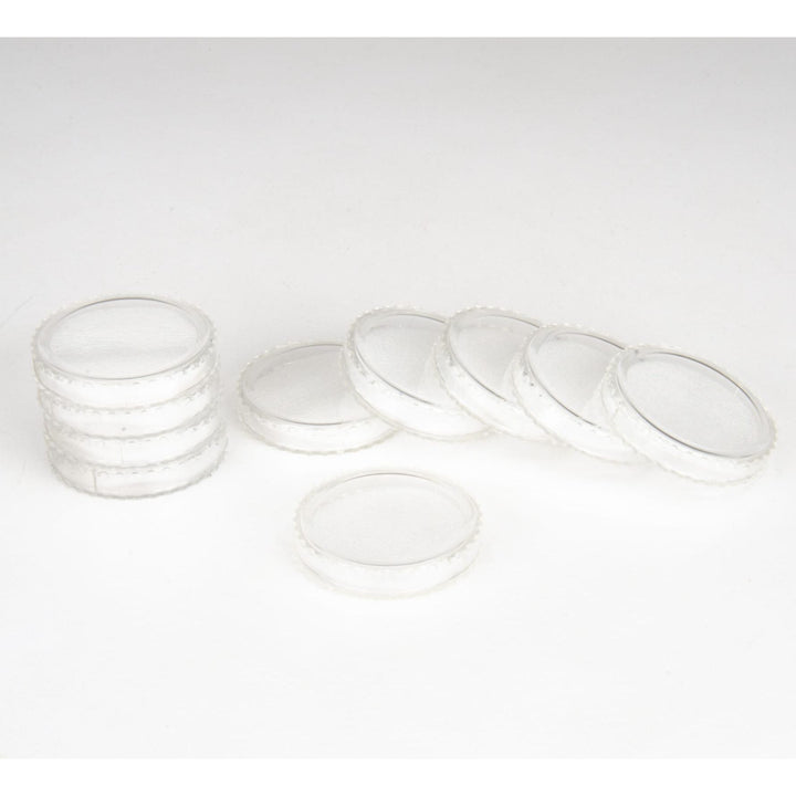 Hard plastic filter case for 2" or 1.25" filters, set of 5