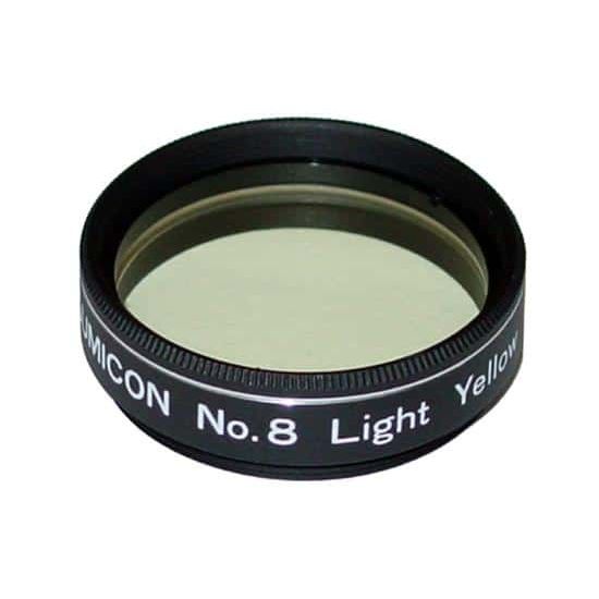 Lumicon 1.25-inch #8 Light Yellow eyepiece color filter for lunar and planetary viewing