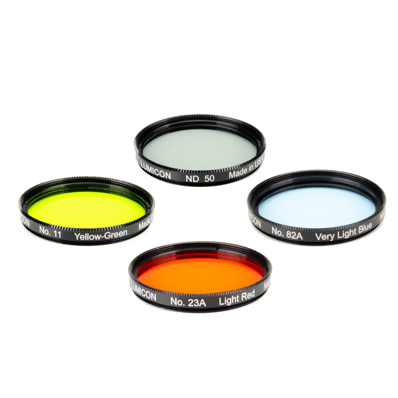 Lumicon 2 Inch Lunar & Planetary Color Filter Set (Light)