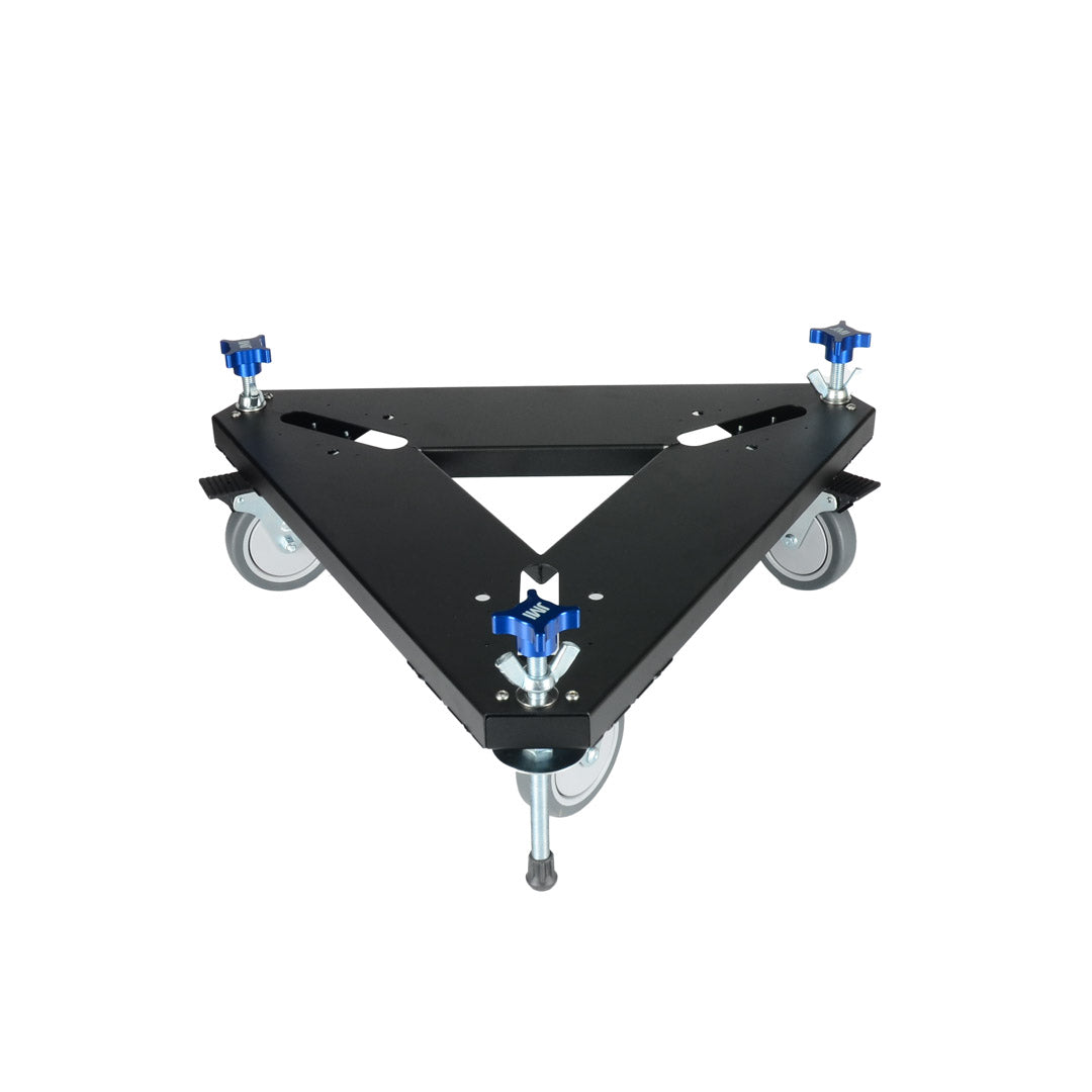 JMI Wheeley Bars with 5" locking caster wheels and levelling screws