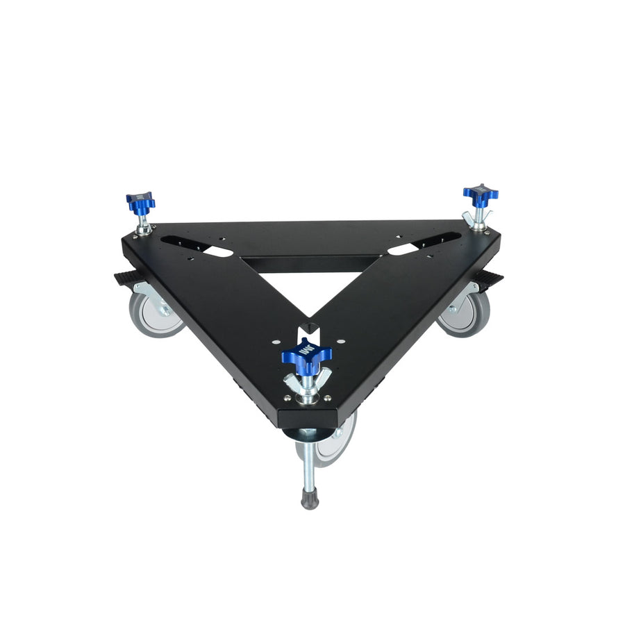 JMI Wheeley Bars with 5" locking caster wheels and levelling screws