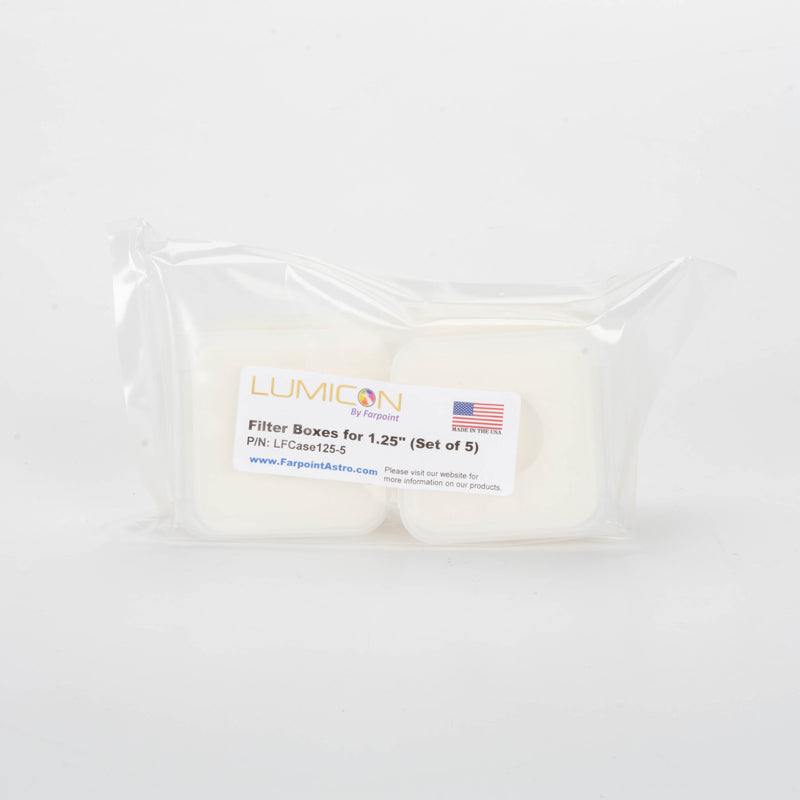 Lumicon Filter Boxes for 1.25" filters, Set of 5